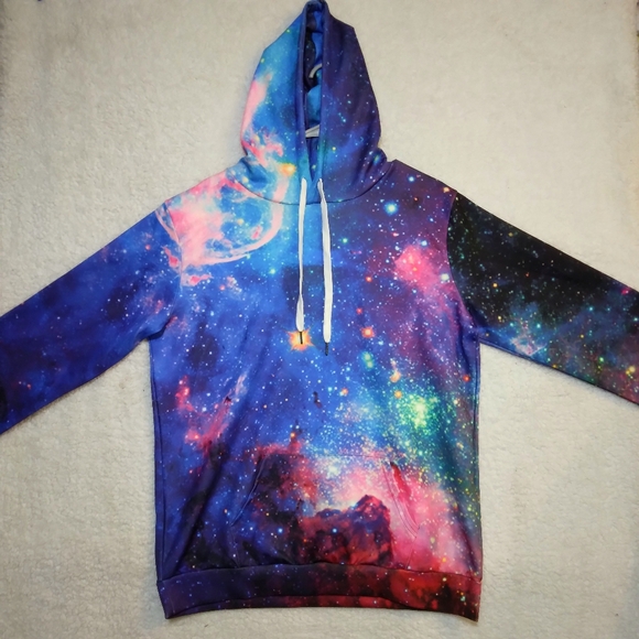 Solar System Men's Hoodie- Large - Picture 2 of 5